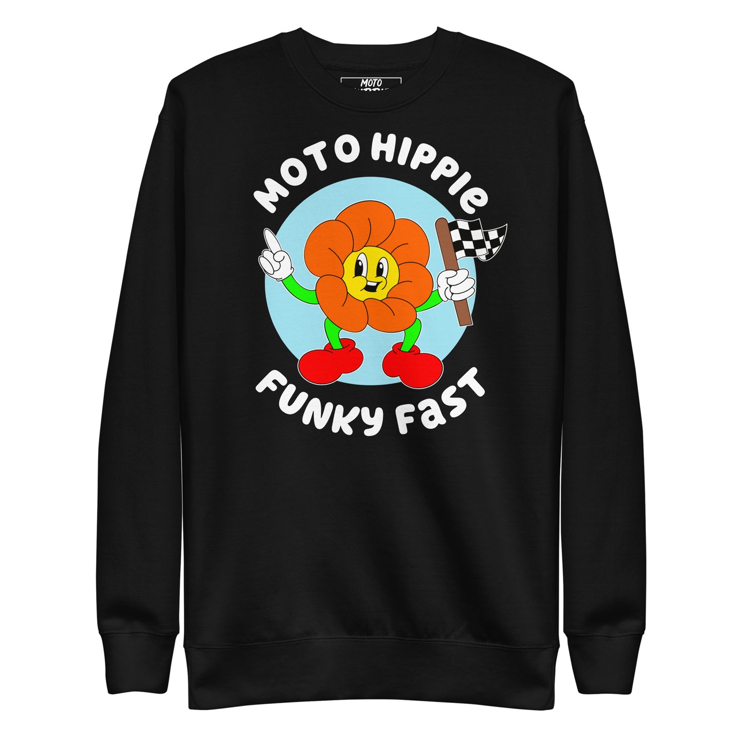 Happy Flower Womens Crewneck